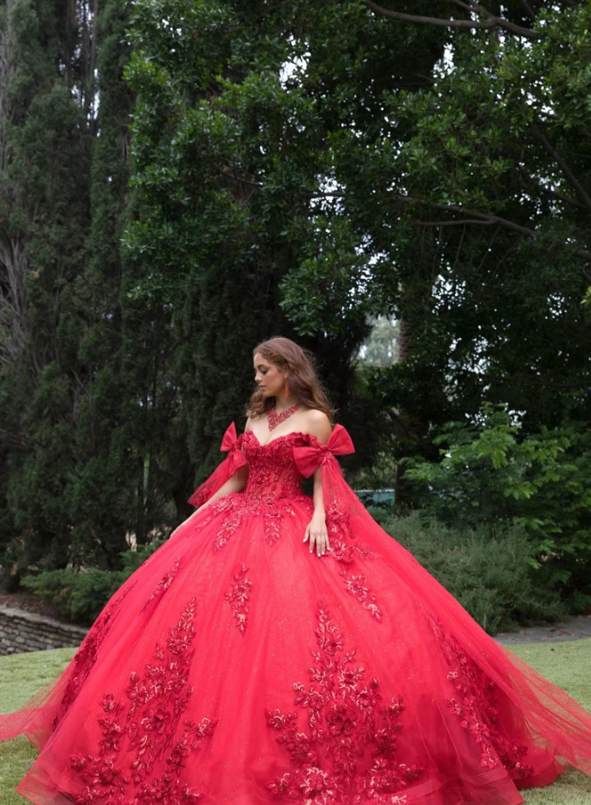 PQ1098 Red Quince Dress with Drape