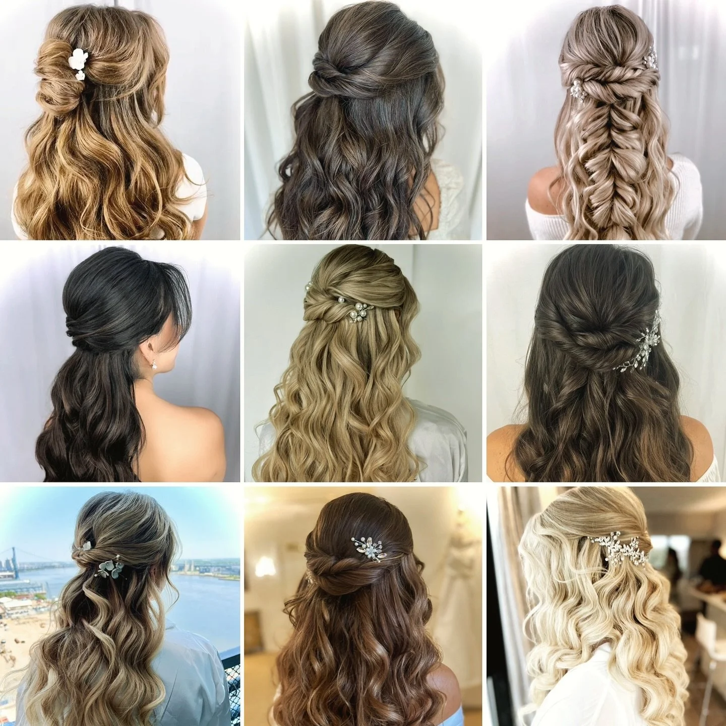 Halfup 🫶

# BridalHairInspo #NJBridalHair
#NJHairstylist
#BridalHairSpecialist
#WeddingHairArtist
#HalfUpHalfDownHair
#RomanticBridalHair#softbridalglam#halfup#halfuphalfdownhairstyle #halfuphalfdown #halfupdo #halfup