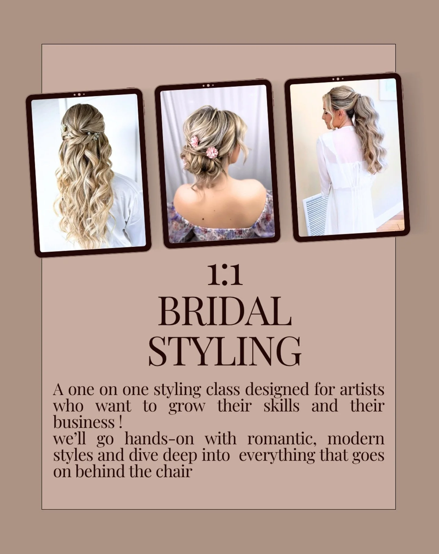 🤍 Content creation &amp; how I capture bridal reels
🤍 Contracts, timelines, and bridal morning scheduling
🤍 Pricing, communication, and creating a seamless client experience
Whether you&rsquo;re just starting your bridal journey or looking to buil