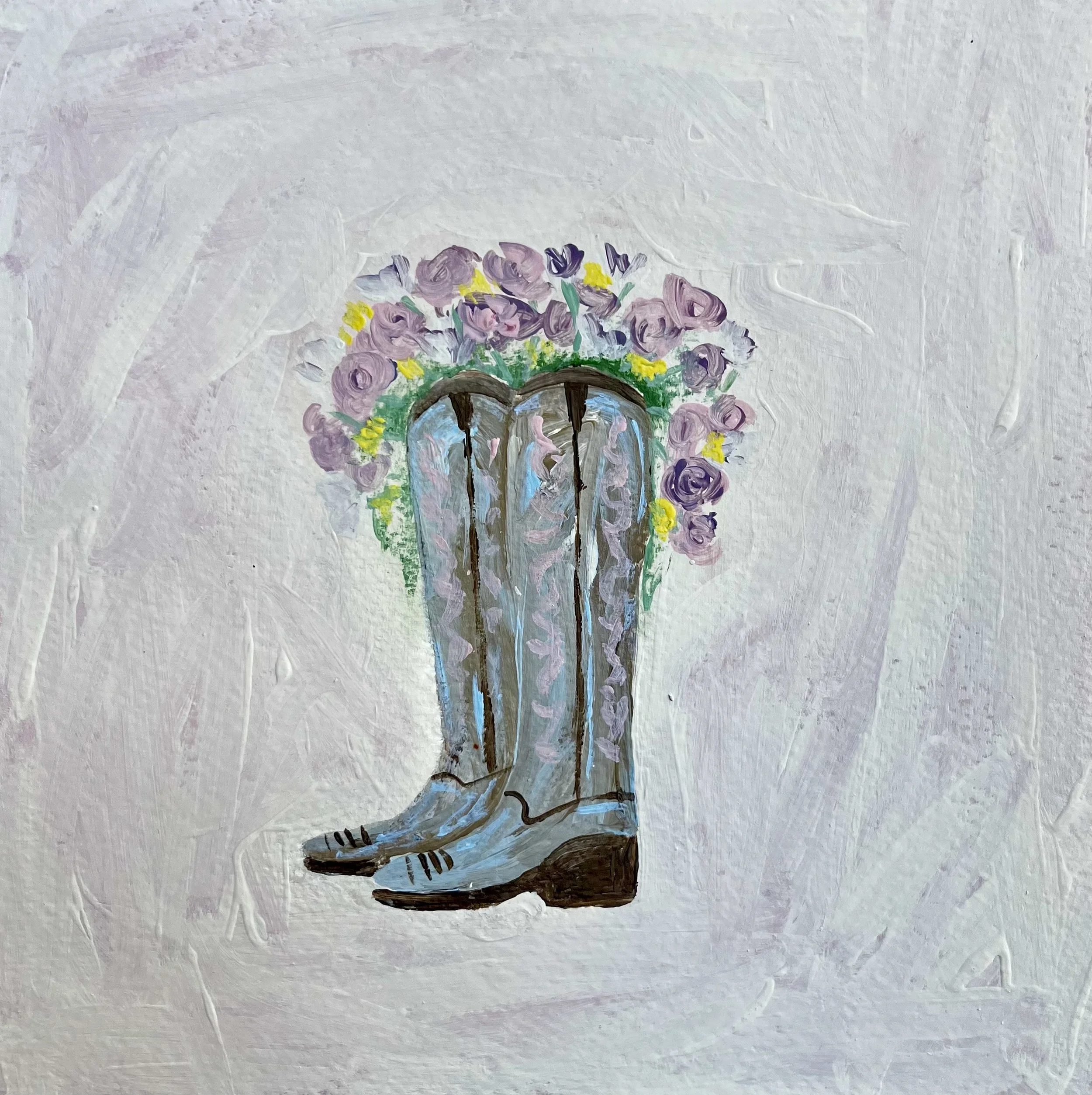 Flowers in Boots 1