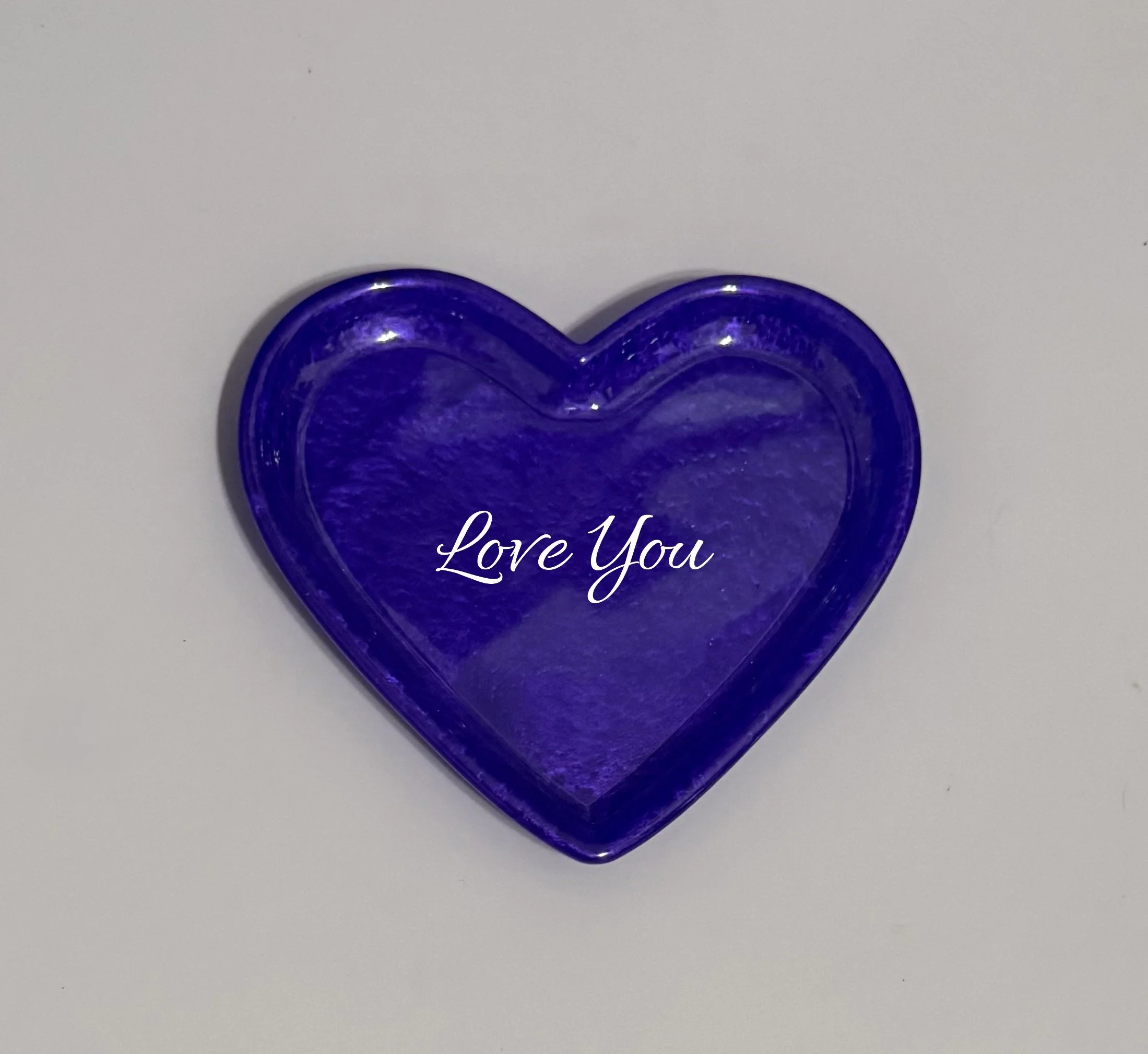 Personalized Resin Heart Keepsake | Memorial or Valentine Gift | Custom Name & Date | Handmade Faith-Inspired Décor