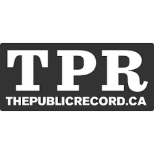 Logo for The Public Record website with initials TPR and URL thepublicrecord.ca
