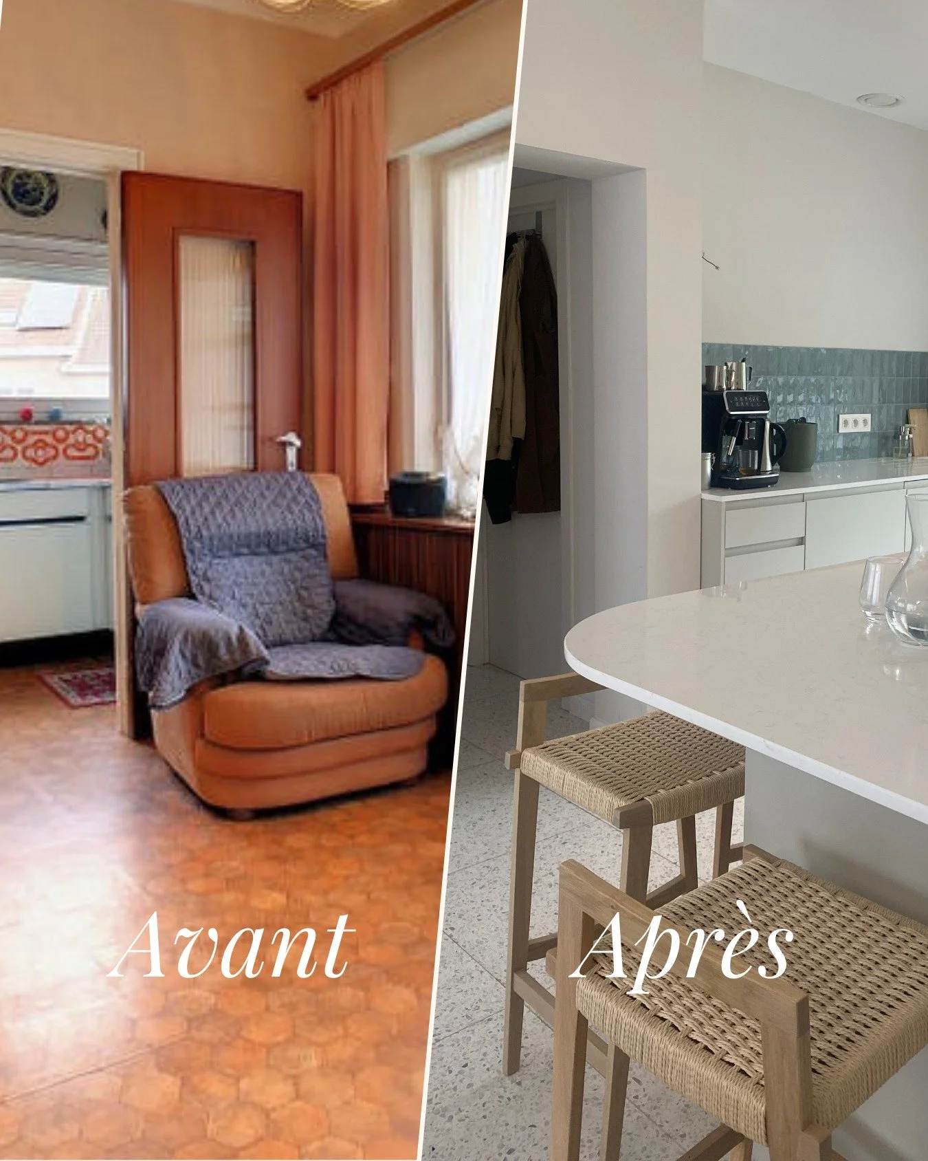 Moderniser une maison des ann&eacute;es 60, ce n&rsquo;est pas seulement changer une cuisine. C&rsquo;est repenser un lieu dans sa mani&egrave;re d&rsquo;&ecirc;tre v&eacute;cu au quotidien 😌

Ici, il s&rsquo;agit de la transformation de notre maiso