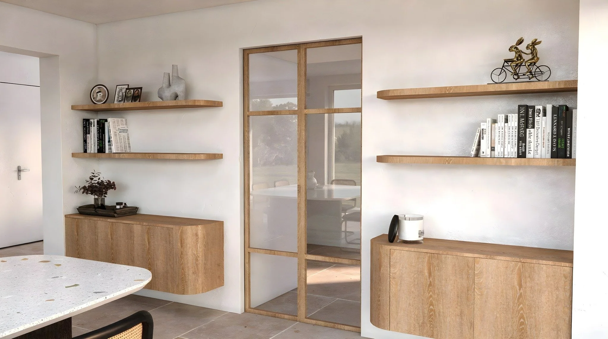 L'objectif d'un projet peut &ecirc;tre simplement d'imaginer ce qu'un simple meuble peut faire &agrave; l'espace. Ce qu'il peut apporter comme texture, comme accroche visuelle... ✨ M&ecirc;me si je parle beaucoup de chantiers par ici, je suis toujour