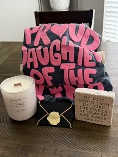 Shirt/Candle/Gift Card Basket