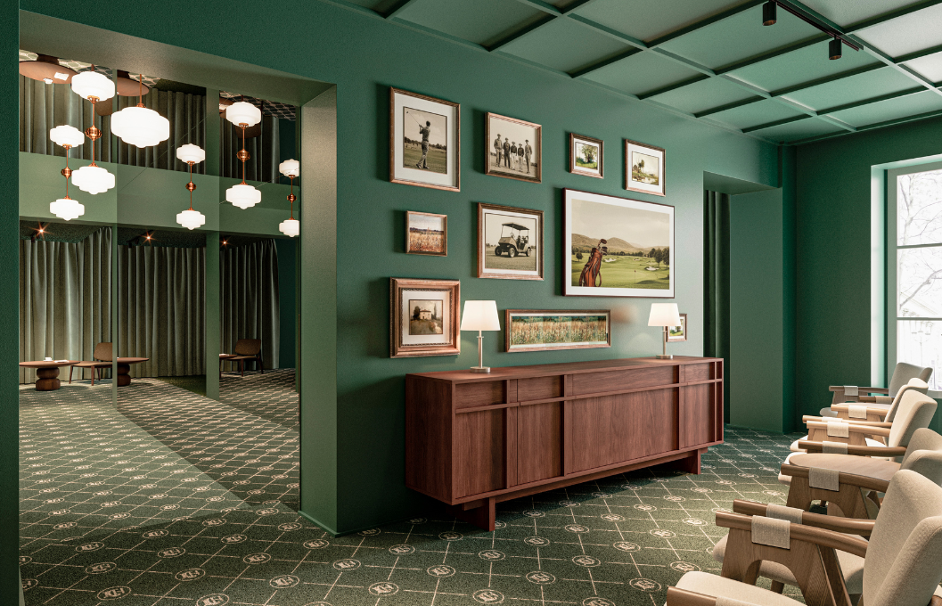 Espace lounge partie golf vue madeleine