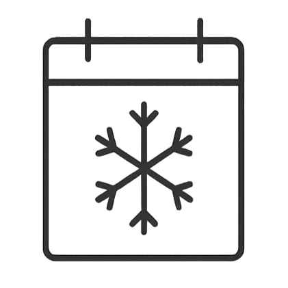 Symbol für saisonale Winterdienst-Betreuung und Einsatzplanung