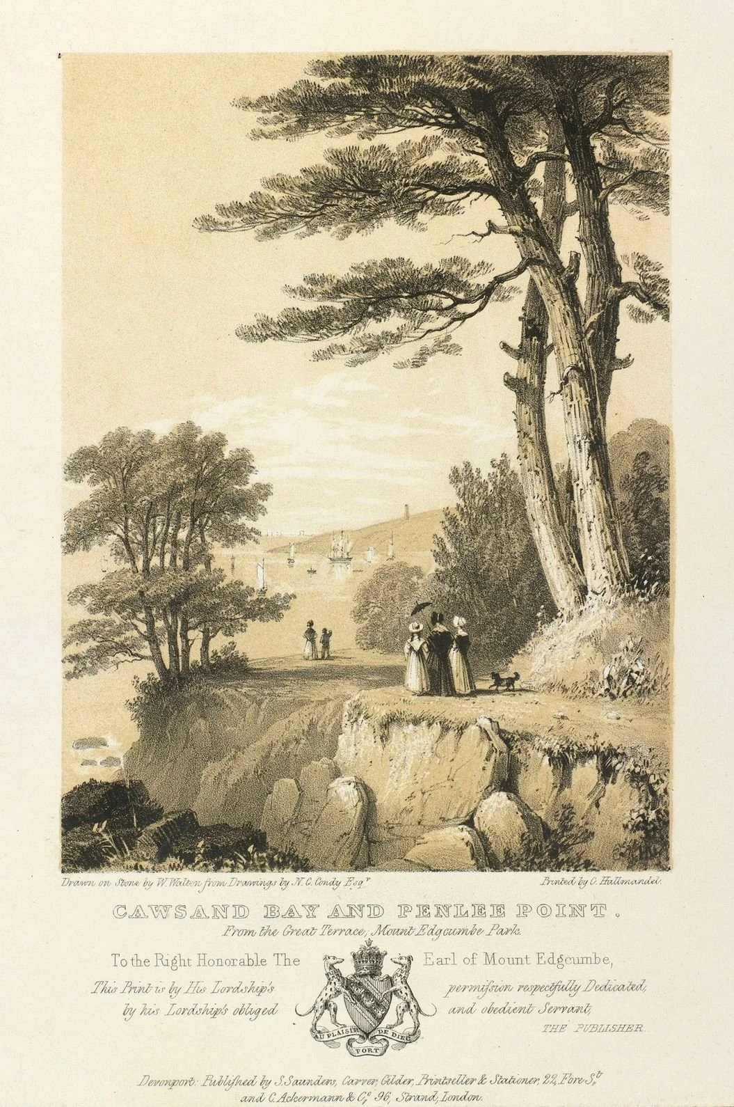 Depiction of the Lower ZigZags - no longer in existence - by Nicholas Condy’s (1793-1857)