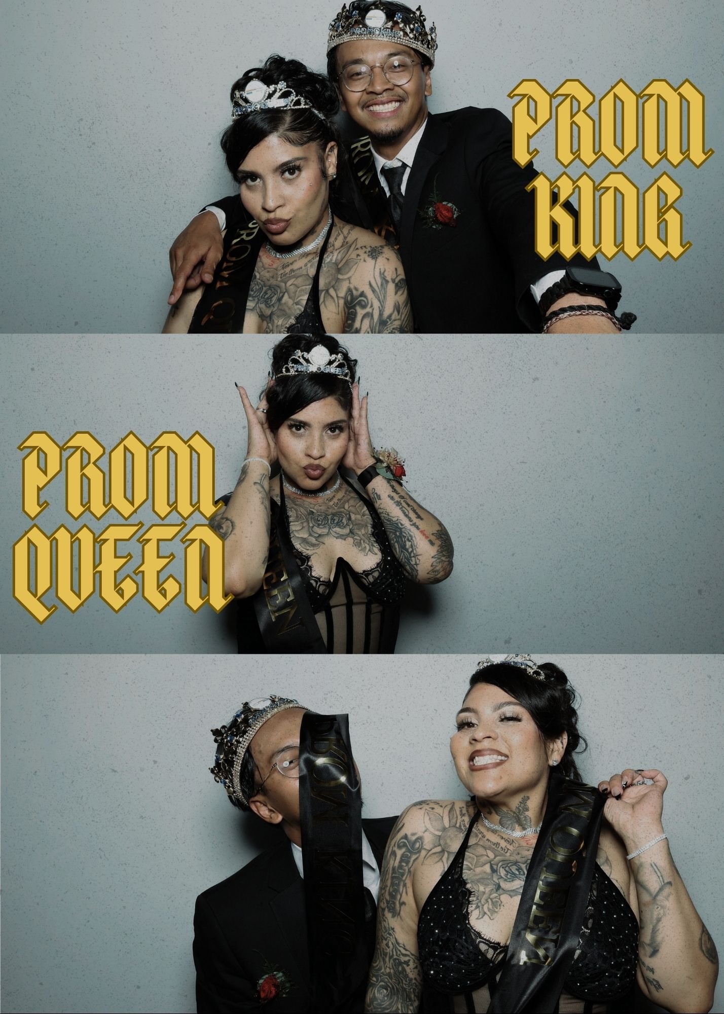 Photobooth pictures by Plush & Pose