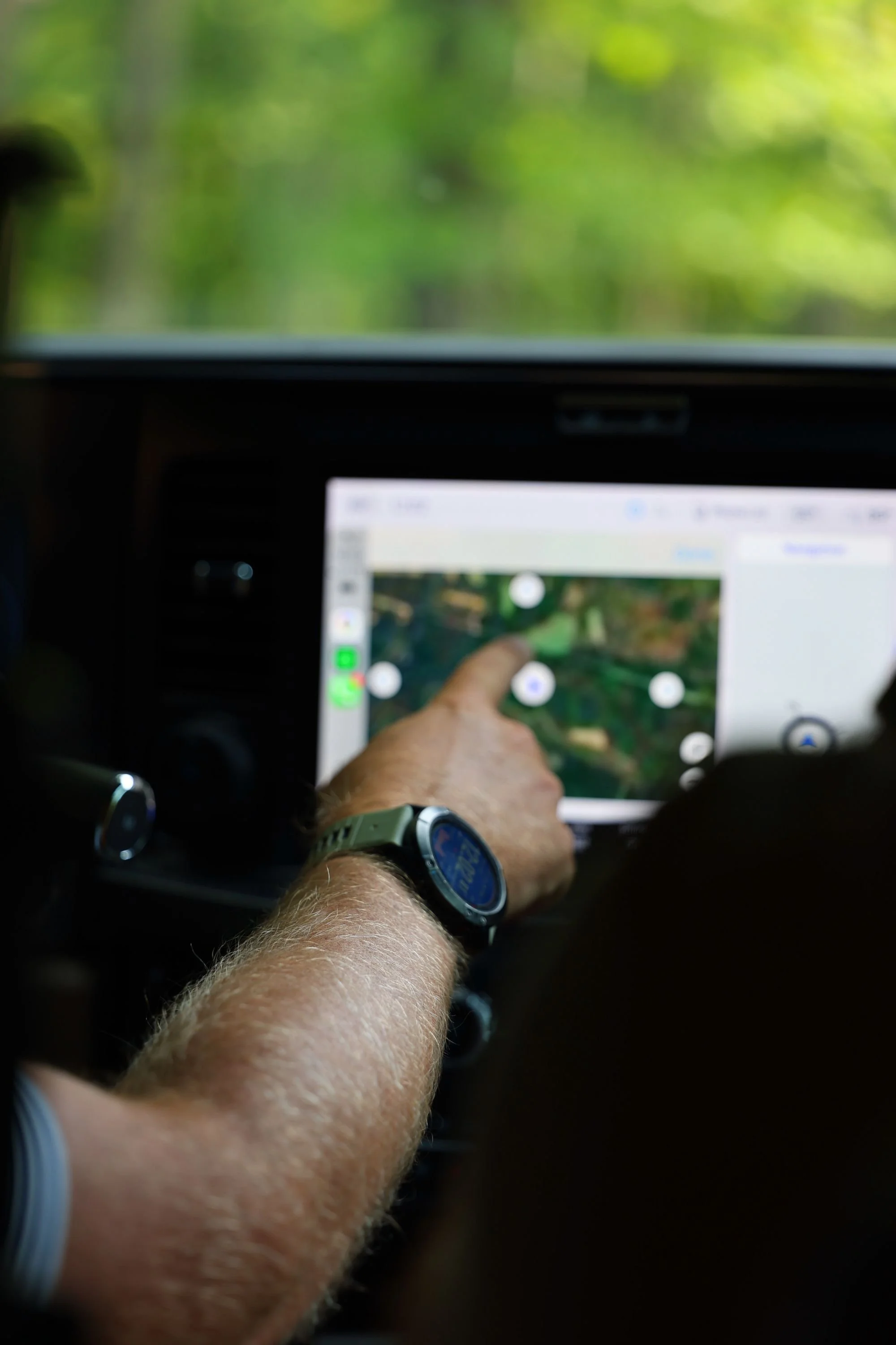 Private Land Management team members mapping a property