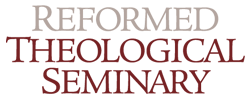 Logo for Reformed Theological Seminary with black and red text