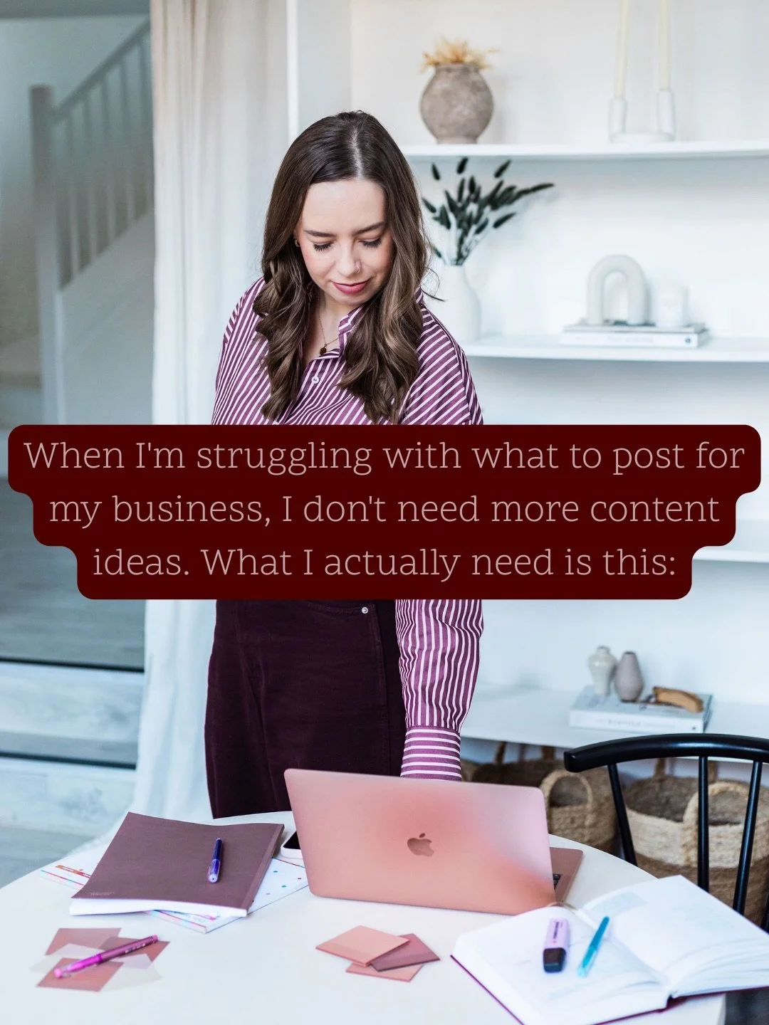 If &ldquo;I don&rsquo;t know what to post&rdquo; has ever sent you into a two hour Instagram spiral disguised as research, you&rsquo;re welcome 😉

As promised, here&rsquo;s a deeper look into step 1 of The Robin Method&trade;.

It&rsquo;s often the 