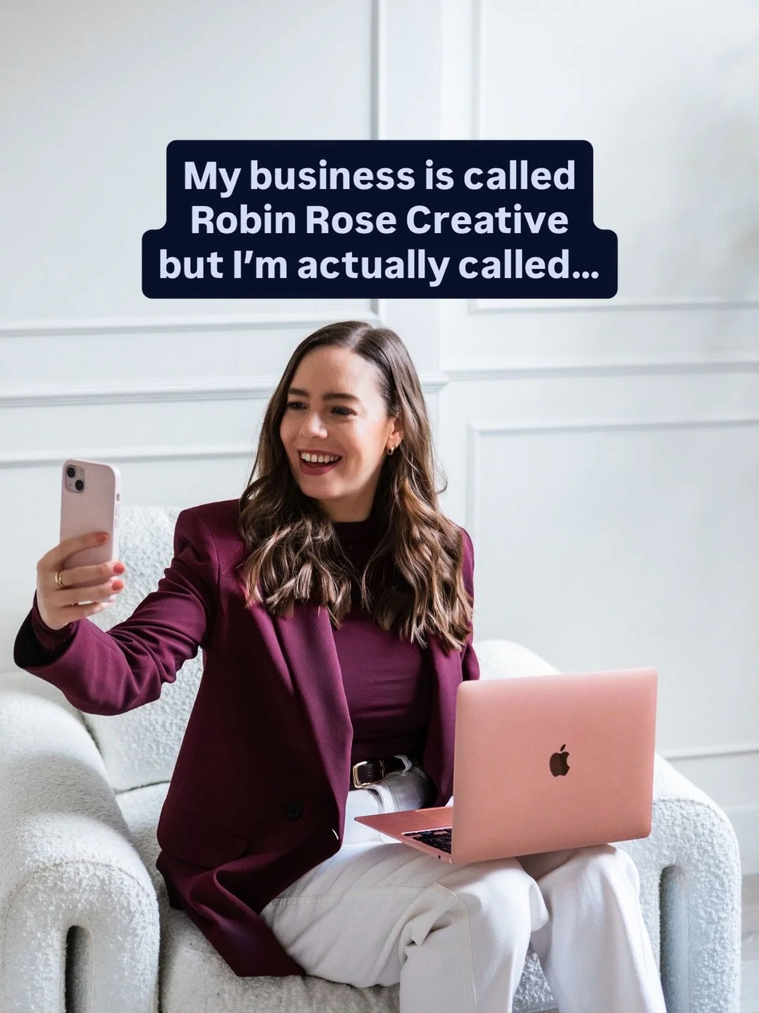 Not many people know about my drunken alter ego 👀

Is your business name the same as your name? What do your friends call you? Tell me, tell me 👇🏼