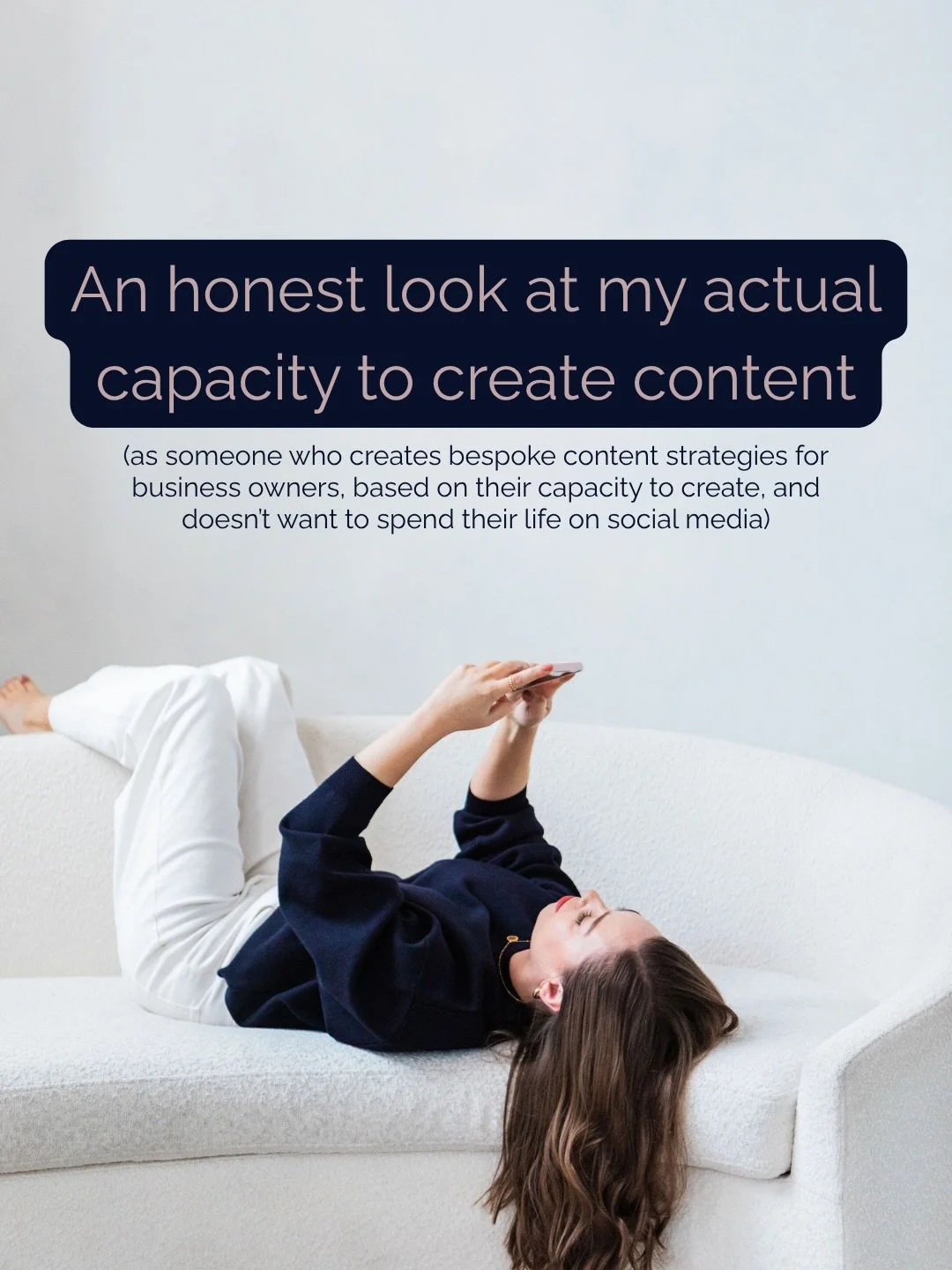 Whilst we&rsquo;re on the subject of my capacity&hellip;

Here&rsquo;s my availability for the next 4 months:

The Robin Intensive (done for you 90 content strategy tailored to your goals + capacity to create)
&bull; May: 2 x spaces
&bull; June: 1 x 