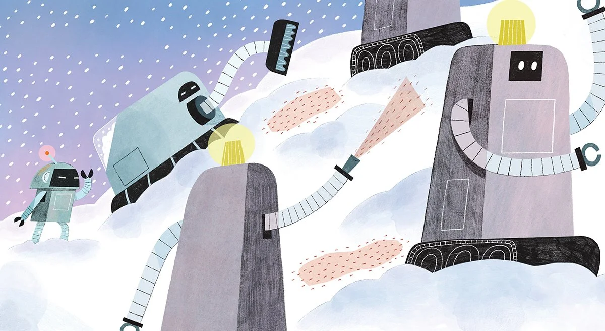 Robot's First Snow (Sourcebooks), 2025