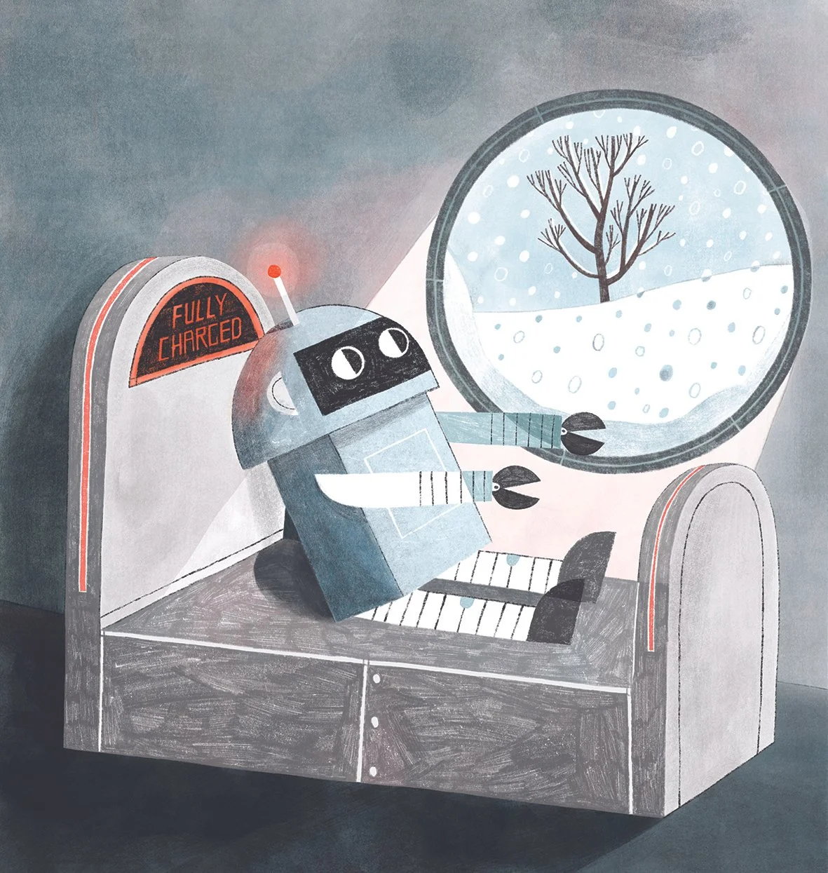Robot's First Snow (Sourcebooks), 2025