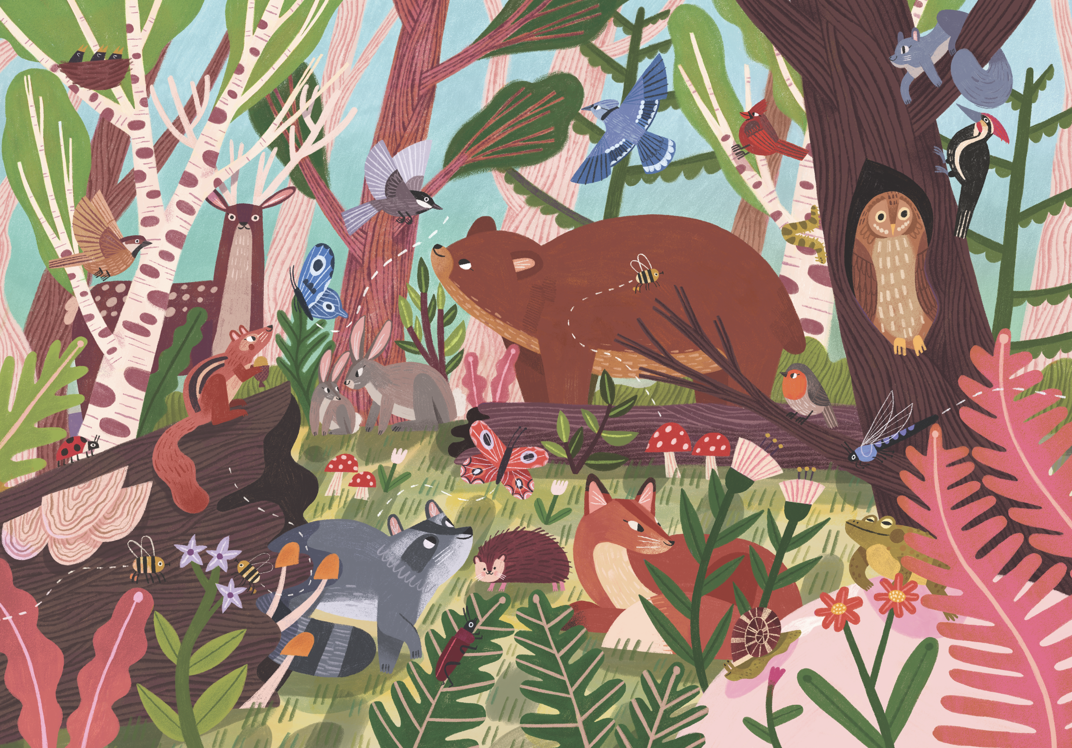 Forest puzzle (Galison Mudpuppy), 2025