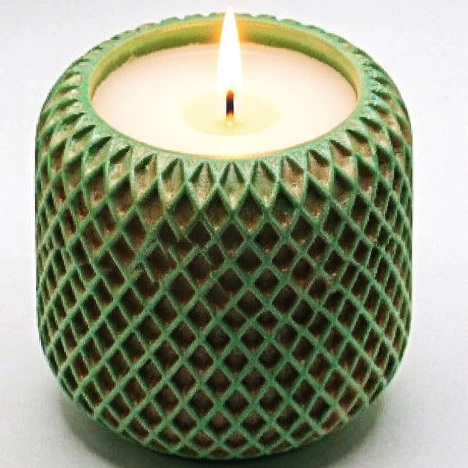 Diamond Pattern Soy Wax Candle