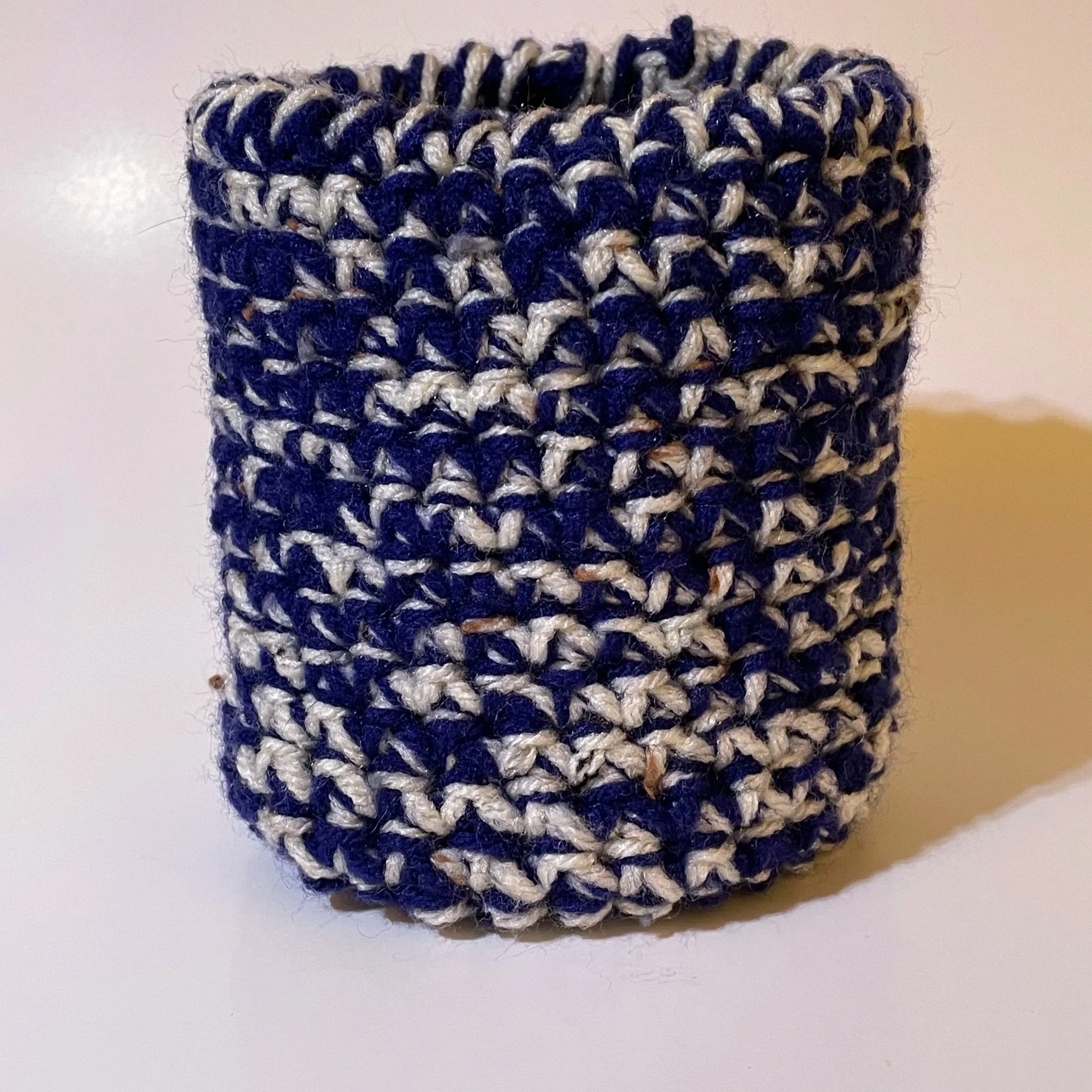 artisanal+crocheted+basket+home decor