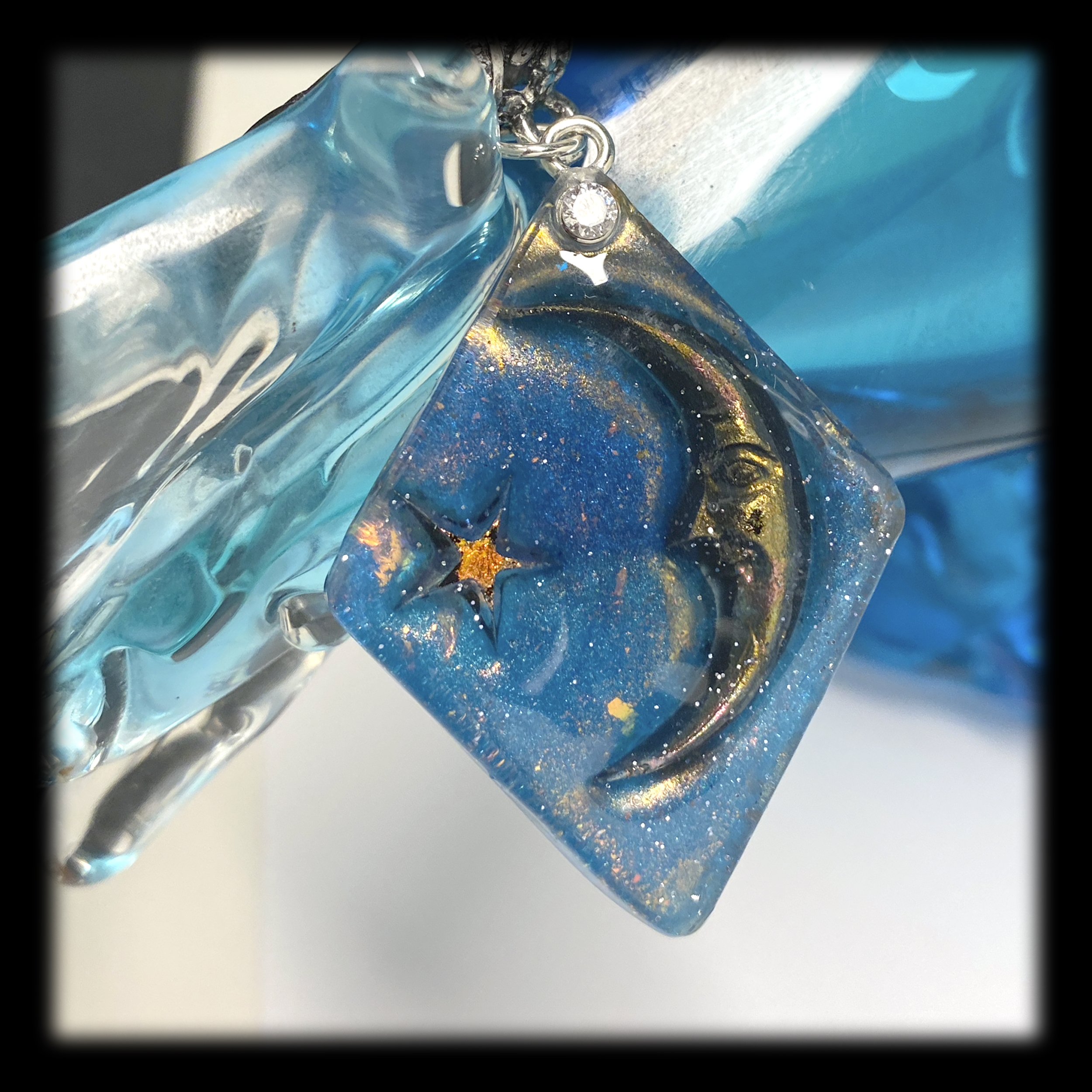 Night Sky Resin Talisman