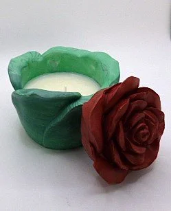 Rose Garden Soy Wax Candle with Lid