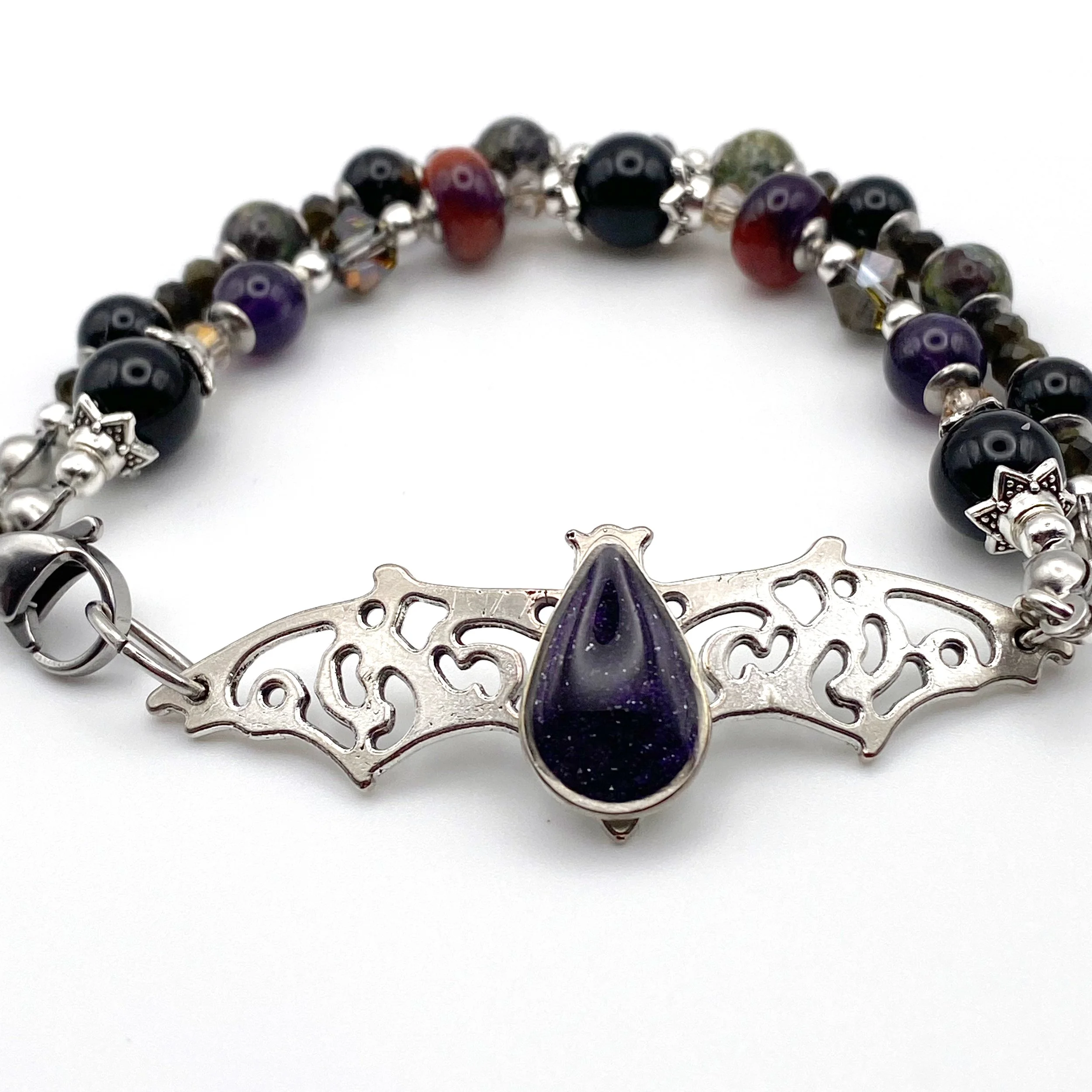 Mystic Bat Gemstone Bracelet
