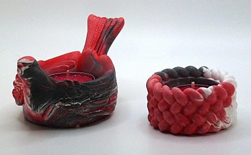 Artisanal Tea Light Candle Set - Dual Holder Design