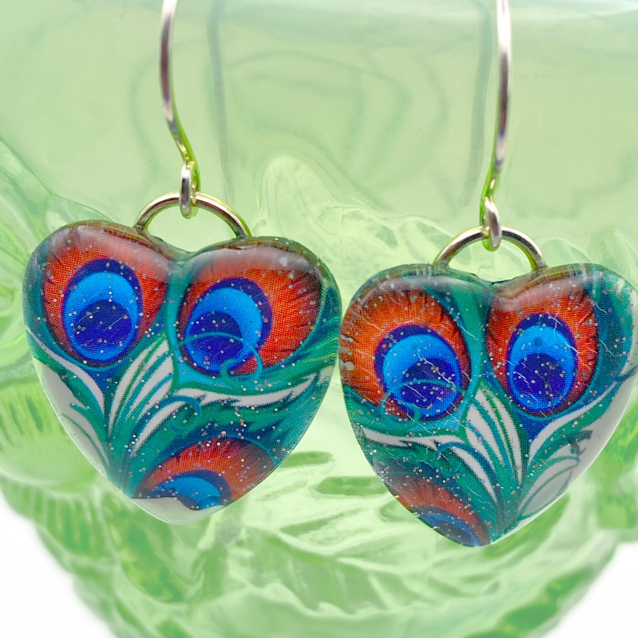 Peacock Heart Resin Earrings3 copy.jpg