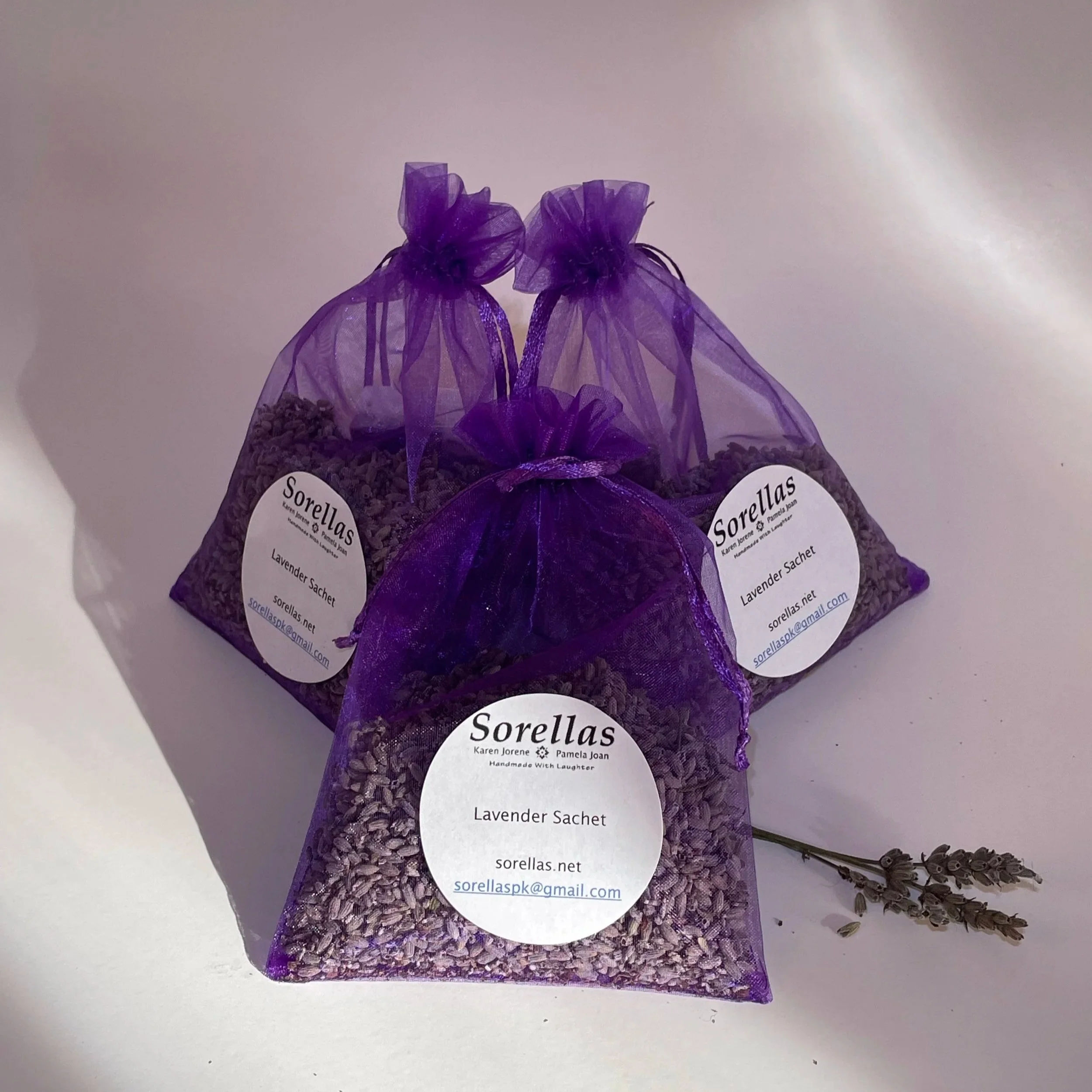 sorellas+gift+organic flowers+lavender+freshener