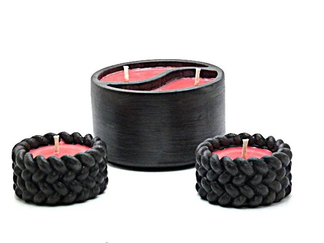 Handcrafted Sweet Tobacco Candle Set