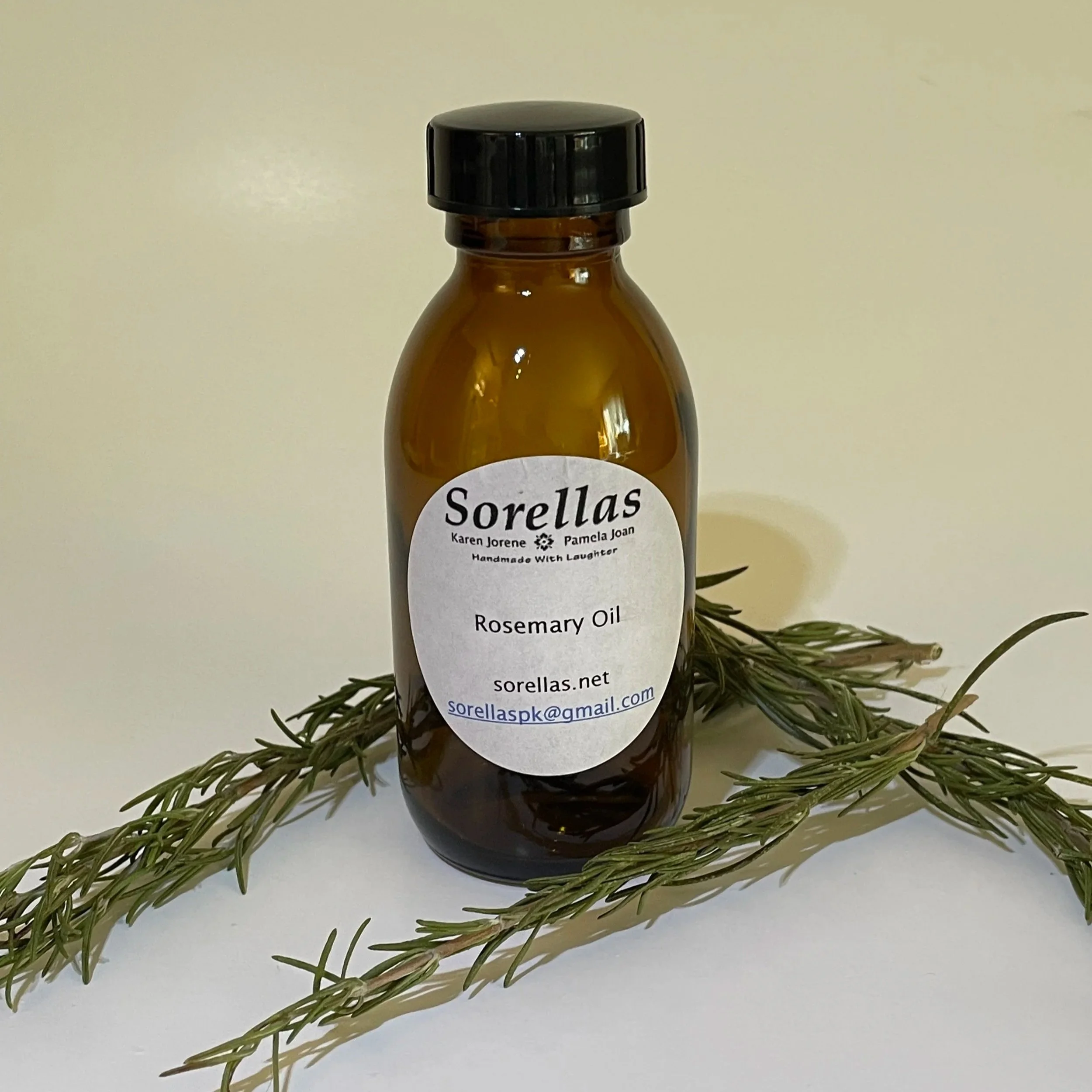 sorellas+rosemary+infused almond oil+aromatherapy