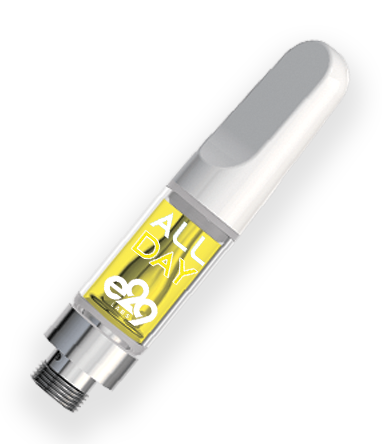 Vape cartridge labeled 'All Day'