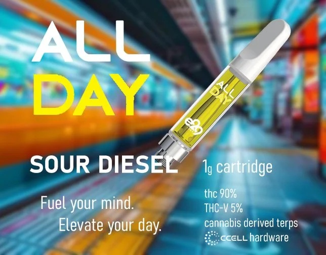 This Sour Diesel blend hits fast and hard with its signature fuel-forward aroma and uplifting cerebral buzz. This sativa-dominant classic energizes the mind, sparks creativity, and delivers a euphoric rush that’s as bold as its flavor. Perfect for da