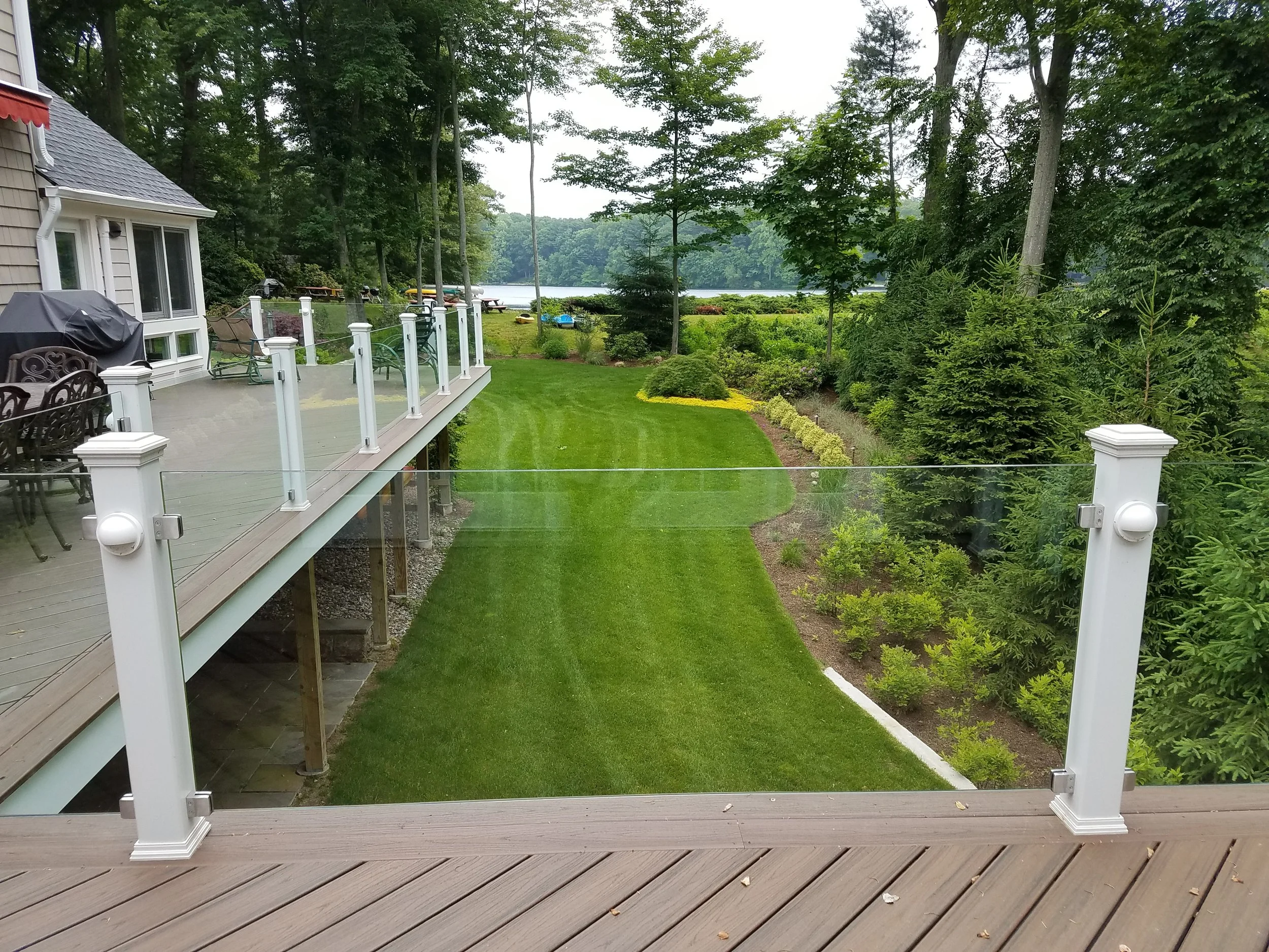 VIEW FROM MASTER BEDROOM ADDITION