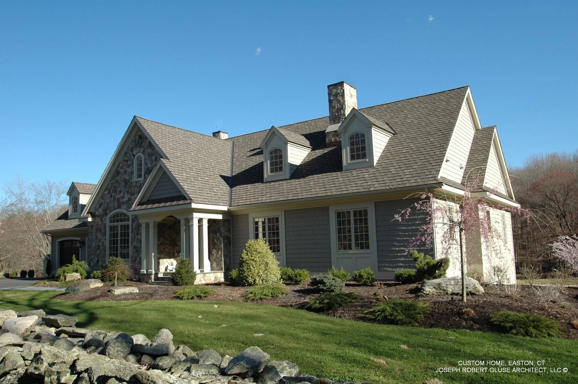 CUSTOM HOME, EASTON, CT- FRONT 1.JPG