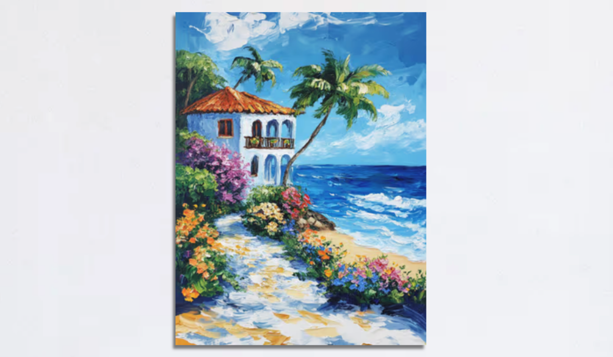 Paint Nite: Ocean Villa by the Sea