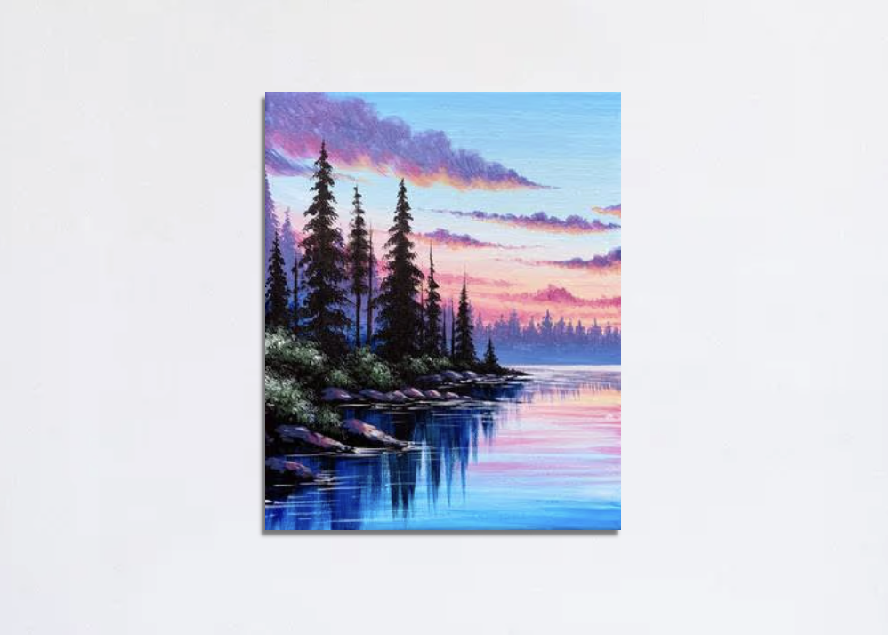 Paint Nite: Soft Sunset by the Water