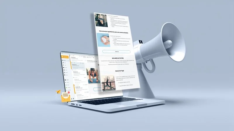 muestra de newsletter personalizado