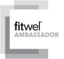 logotipo emblema de fitwel ambassador