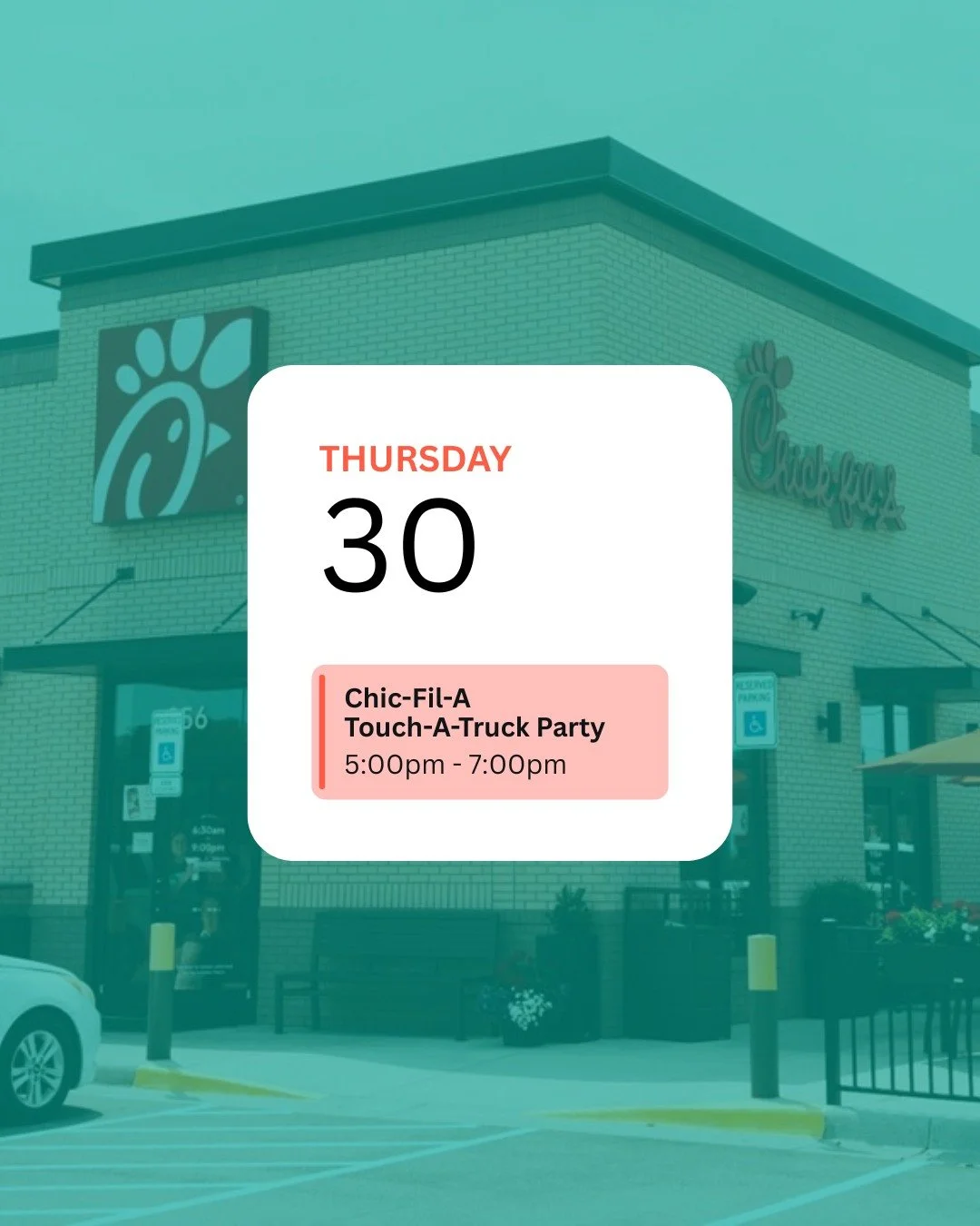 SAVE THE DATE!

Thursday, July 30 from 5-7pm we will be at Chic-Fil-A in Standale/Walker for their Touch a Truck event!

You can expect a bounce house, an inflatable obstacle course, a face painter, cotton candy, and so much more in addition to the o