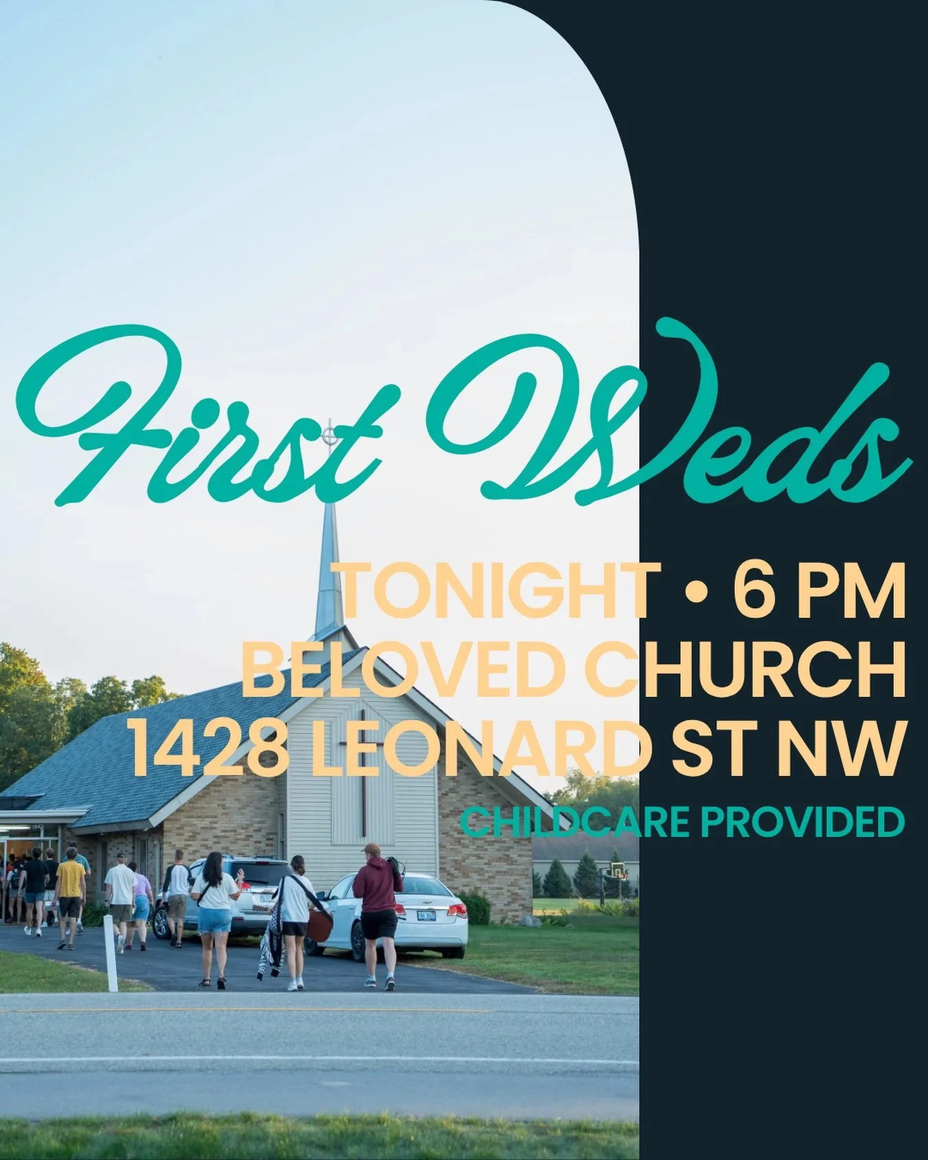 See you tonight for our FIRST First Wednesday @ 6:00! Can&rsquo;t wait to see you there&hellip;we&rsquo;ll have a sweet treat at the end 🍪🤫