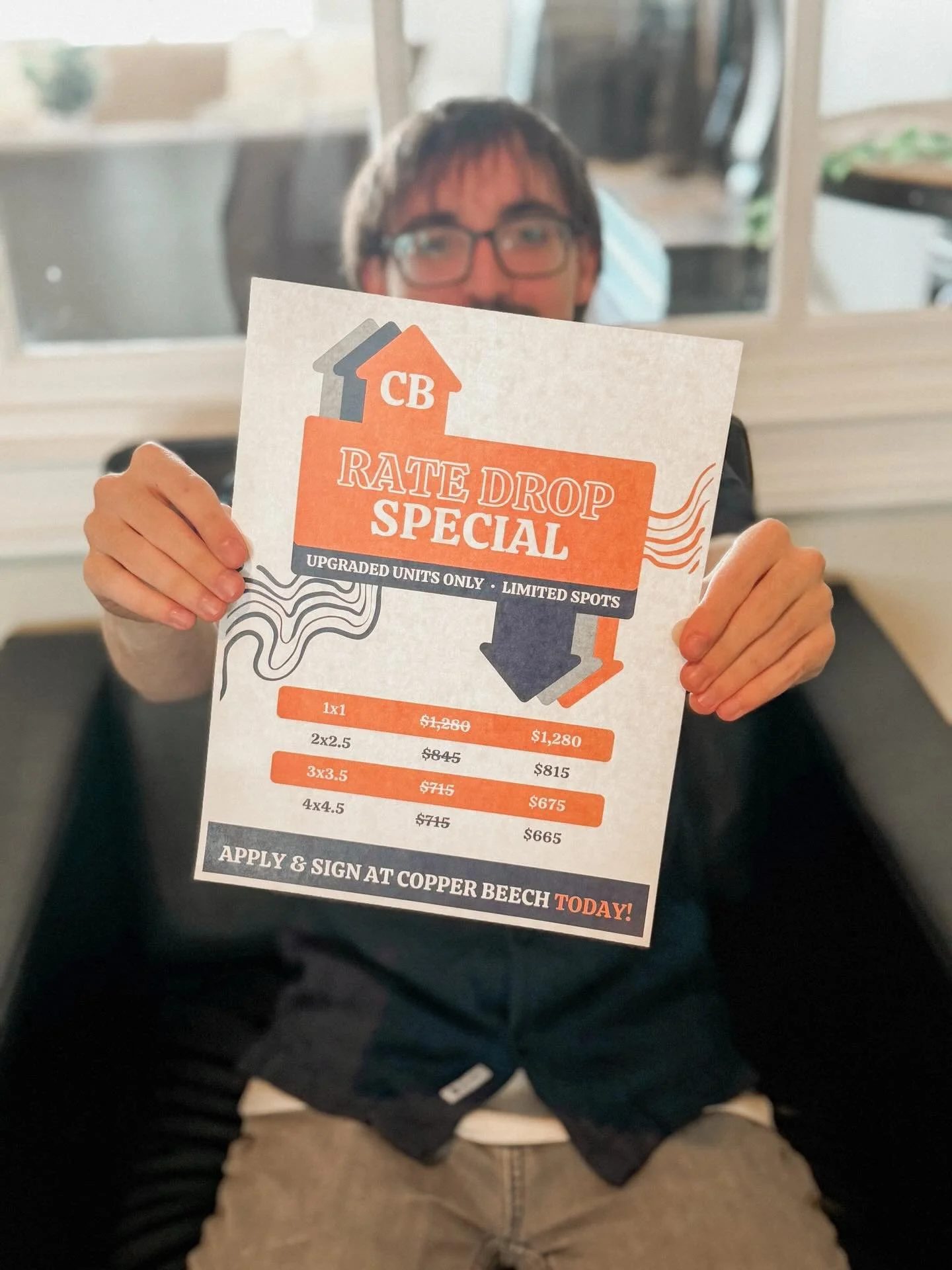 Still looking for housing? 🤪

Look no more! Crazy rate drop happening NOW at Copper Beech townhomes! Limited spots only.😁
 
You don&rsquo;t want to miss this as Copper Beech has some of the largest units in AMES! 😱

As a college student use that b