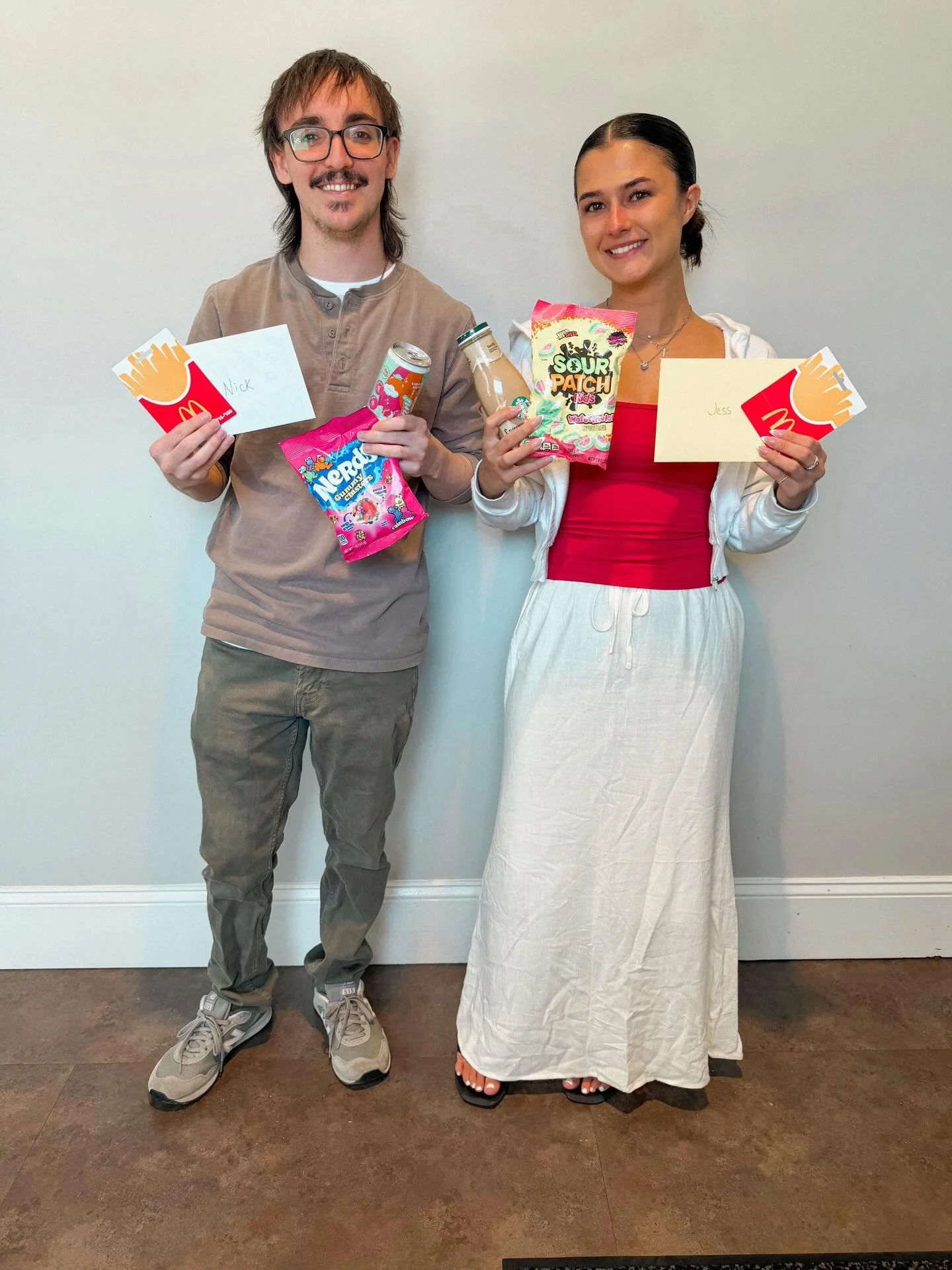 Help us say goodbye to two of our employees, Jess &amp; Nick!🫶🏻 

Today is their last day and we couldn&rsquo;t be more sad 😢 

We hope you both have the best of luck in your future endeavors and we will miss you both greatly! 🤗

Make sure you st
