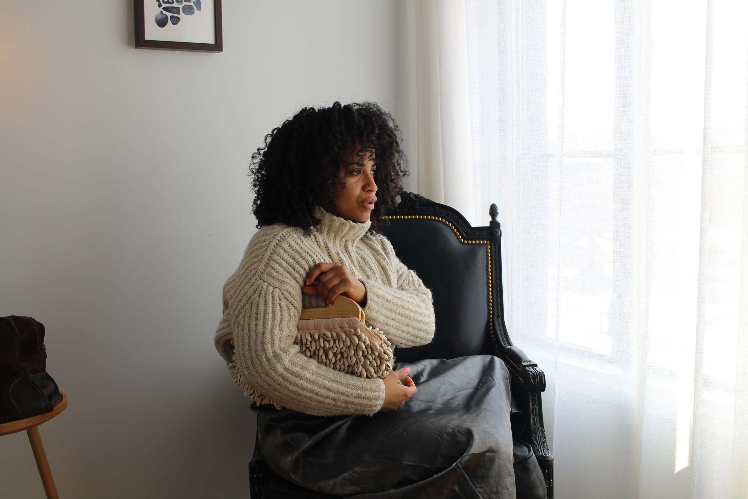 Evangelina Cowrie Shell bag