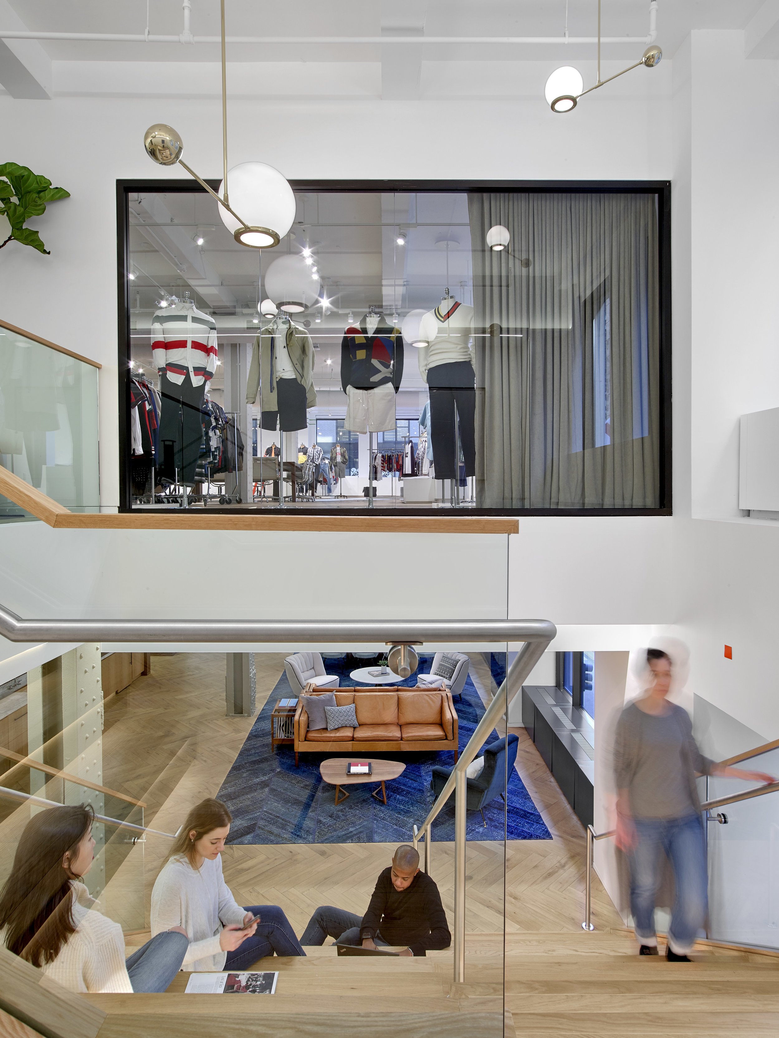  8,000 square foot “People’s Place” gathering area with (2) pantries, a bar area, Calcutta Stone honed counter tops, mirror ceilings with recessed lighting, Modern Fold doors separating conference areas and Herringbone wood flooring.&nbsp; Furnish an