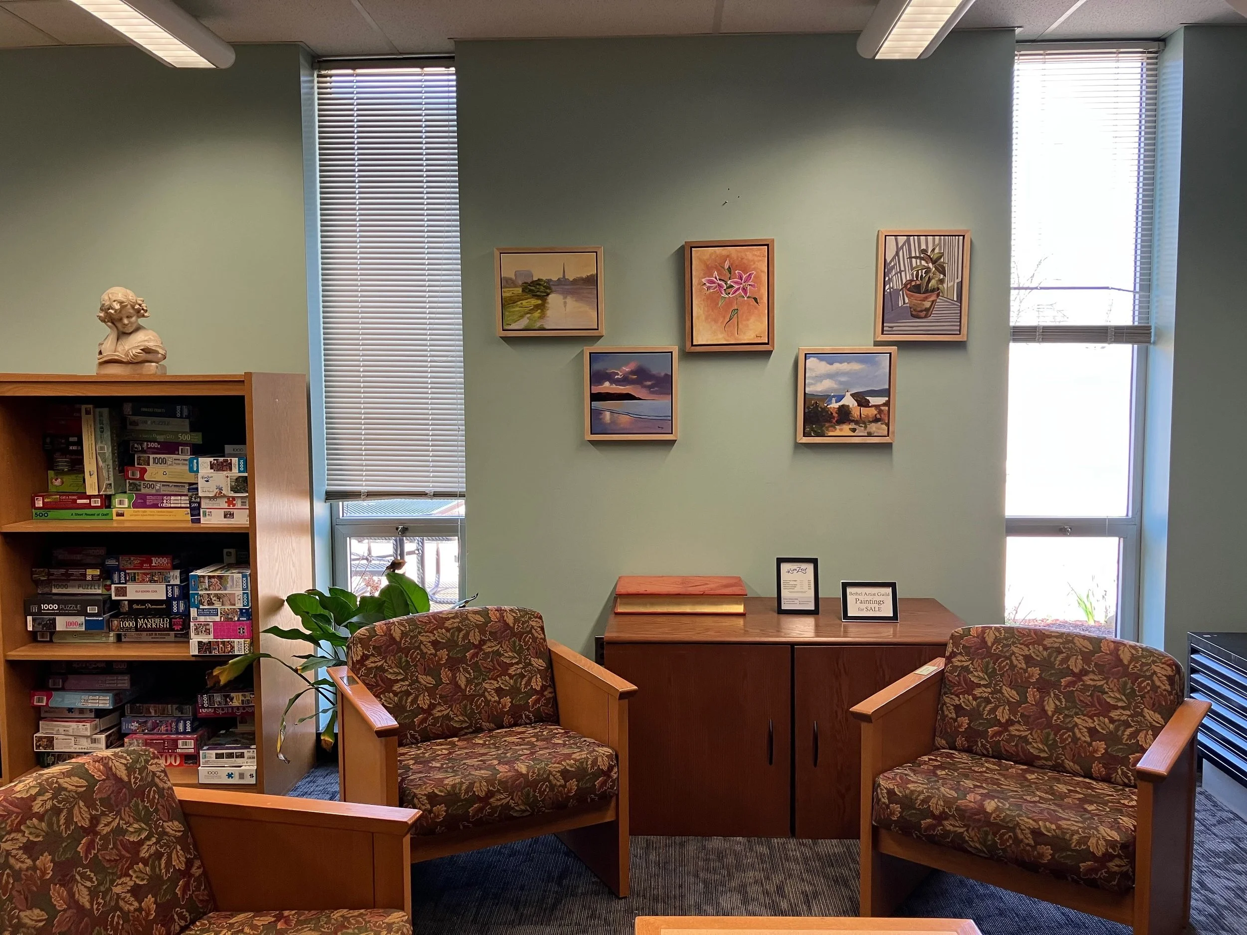 Solo Exhibit at the Library