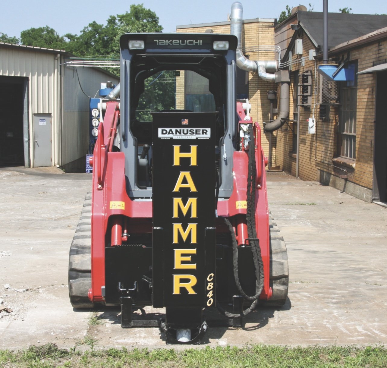 NEW Danuser CB40 Concrete Breaker | Universal Skid