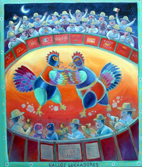 Gallos Luchadores