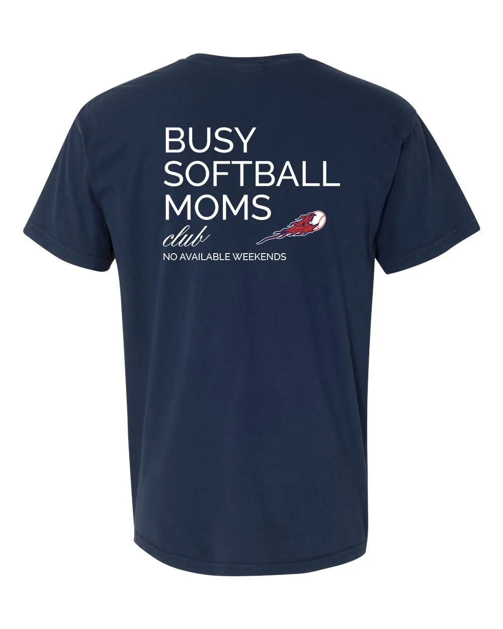 Busy Softball Moms Club Tee