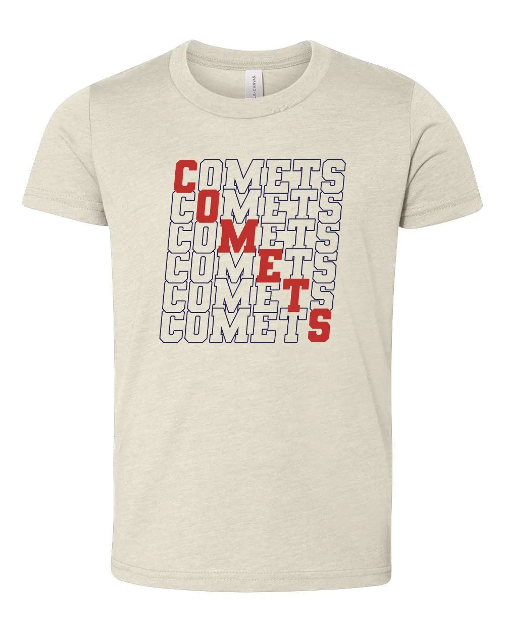 Layered Comets Grid Tee